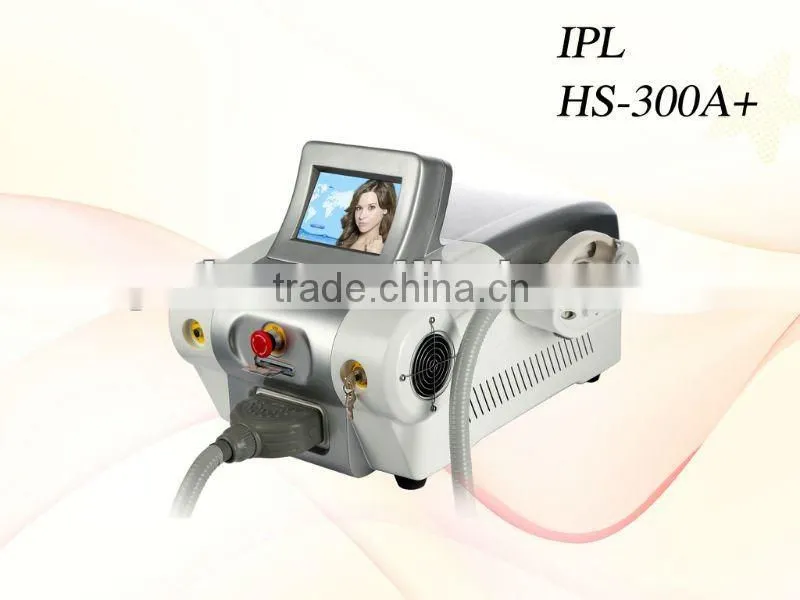 portable IPL hair remover acne scar removal machine alternate of cream HS 300A+ by shanghai med apolo medical technology