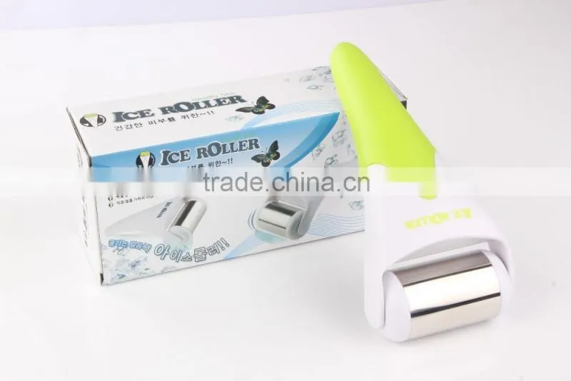 Magic facial masager home use stainless steel ice roller face massager roller