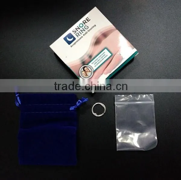 Silver anti snoring ring