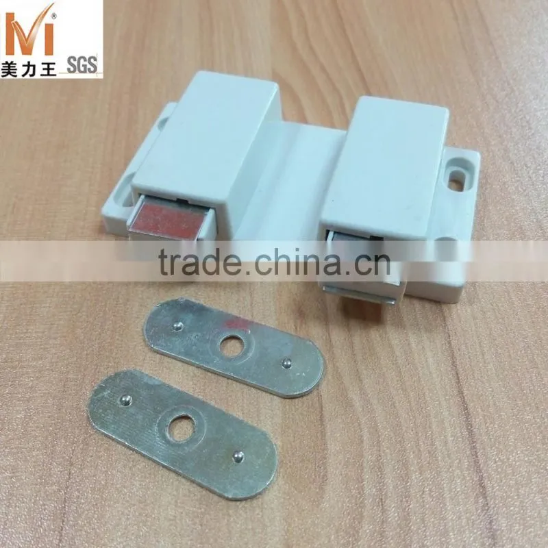 high quality double white magnetic door catch for furniture cabinet door