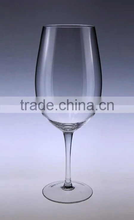 5 ounce size long stem and gentle wine glass with logo customized