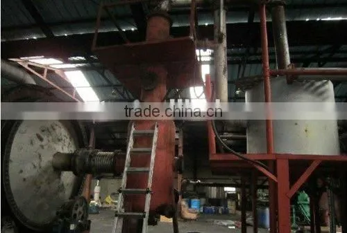 Waste tire/plastic refining plant (atmospheric distillation)
