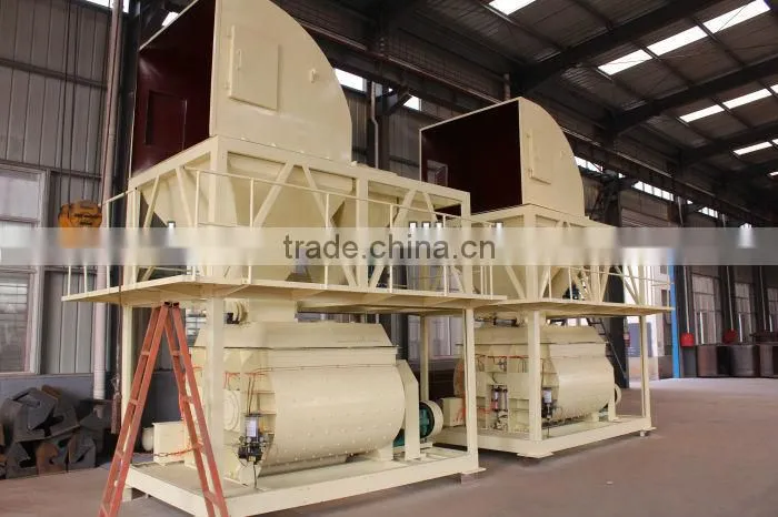 YHZS60m3 mobile concrete batching plant Installed in Czech