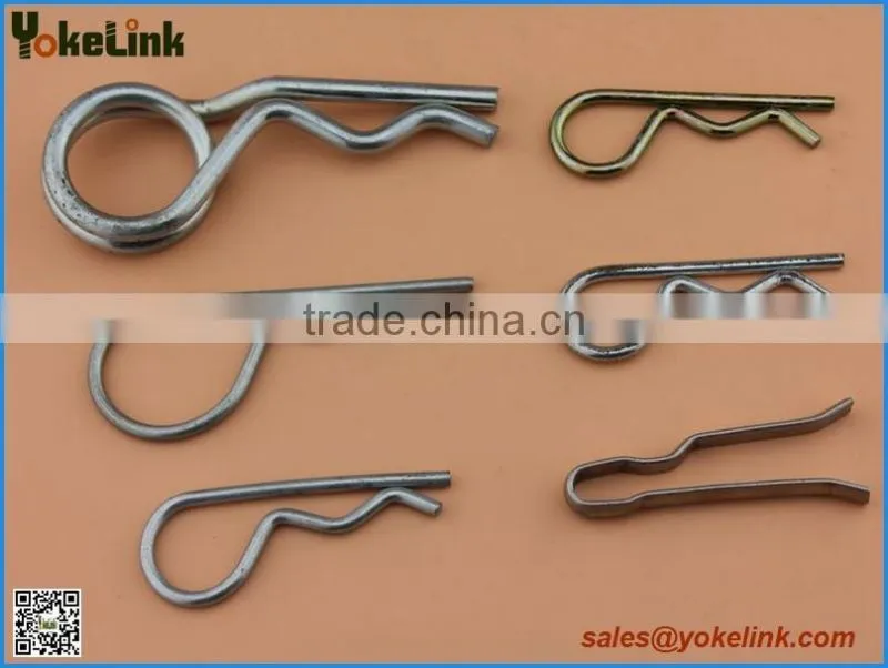 Non-threaded fastener clevis pin for agricultural products