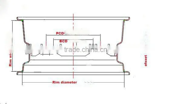 Tractor 13x20 Tubeless Jiujiu Wheel Rim