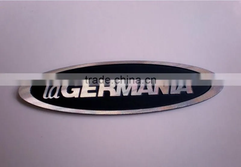 embossed metal tag