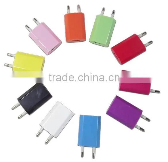 EU Home Charger usb Travel Adapter AC Wall Adapter Charger Home Charger For Samsung S4 I9500 N7100 i9300 i9220 White&Black