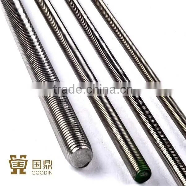 STAINLESS STEEL SS 304 316 THREAD ROD DIN975,hot sale threaded rod internal thread