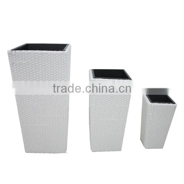 Decorative nursery planter garden natural rattan artificial flower pot