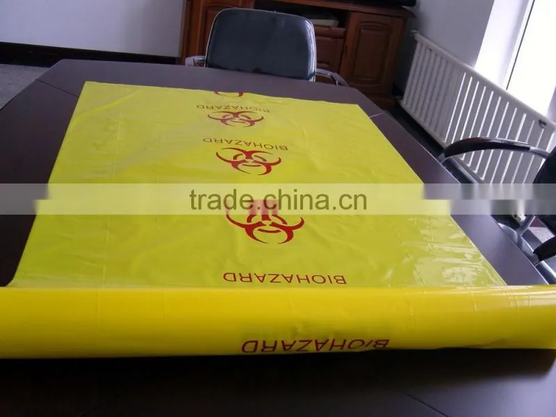 Recycle plastic garbage bags for medical