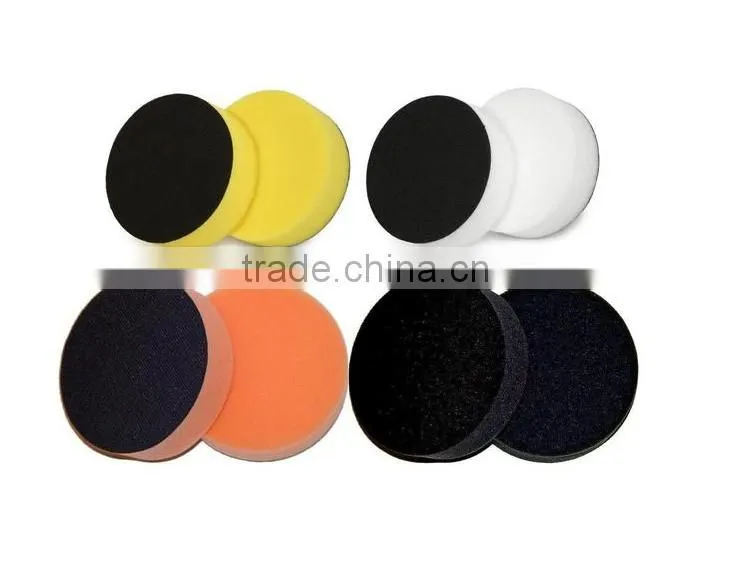 car colors round foam wax polishing pad Automobile using