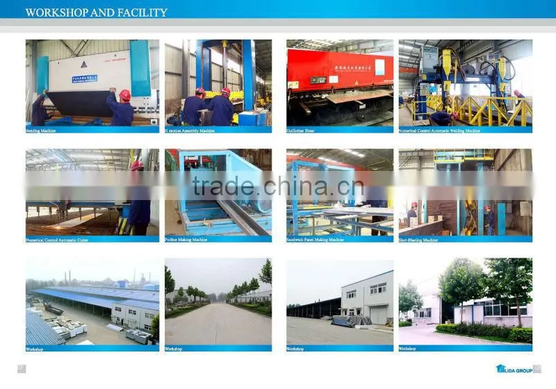 Lida prefab light steel chicken farm building