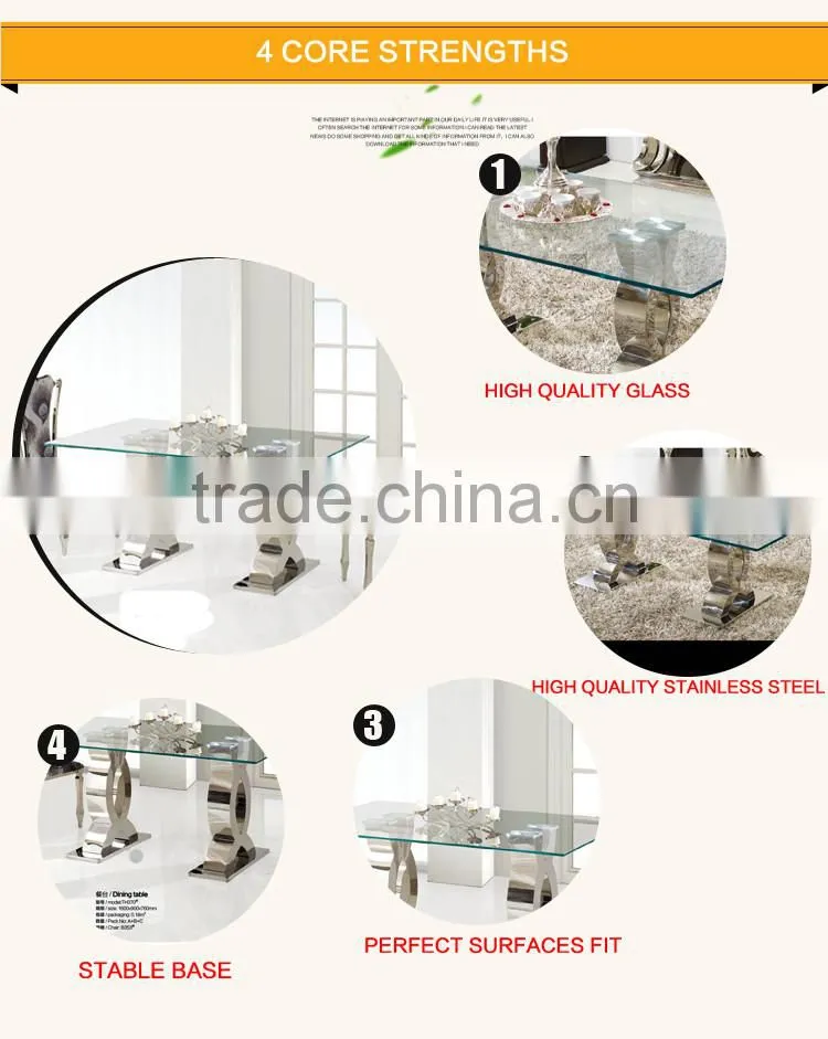 8 Seater Dining Room Table Design Glass Dining Room Table TH370