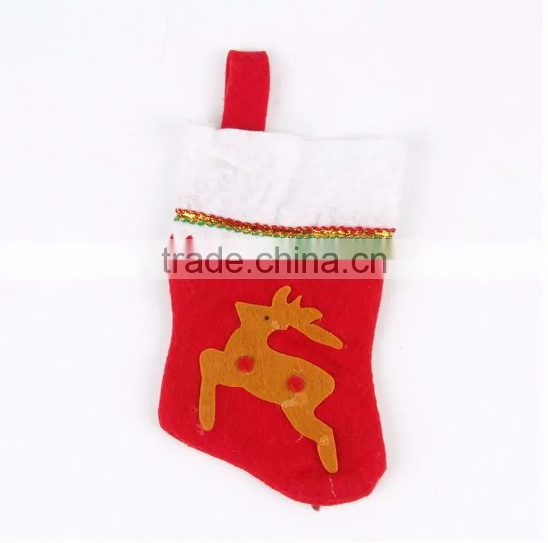 Christmas non-woven fabrics little socks Christmas socks pendant The Christmas tree decorations pendant