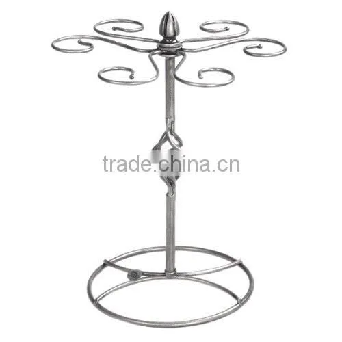 Tricycle design glass and wine bottle display rack