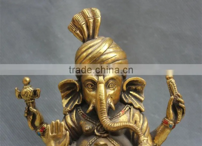 Art And Collectible Use And Carved Technique Decorative Ganesha Statue