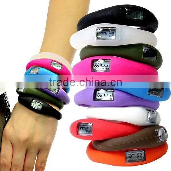 1ATM or 3ATM ion Silicone bracelet watch