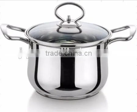 Colorful Stainless Steel Induction Bottom Soup Pot cooking pot set