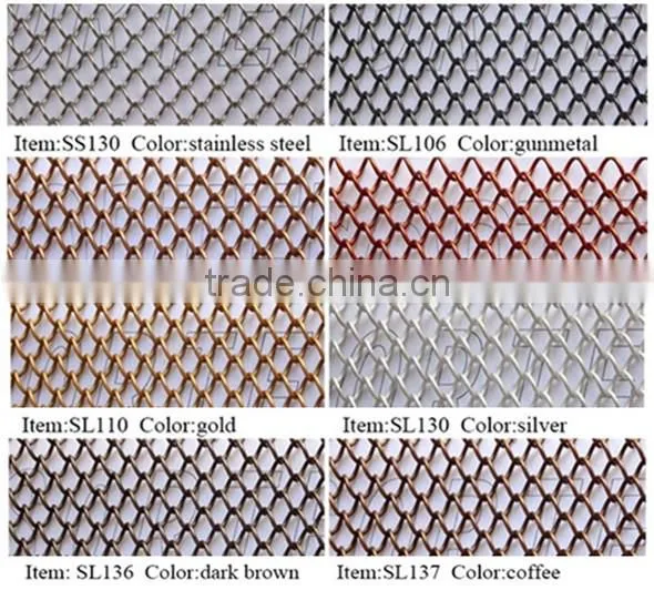 Sorter's wall covering backdrops metal wire mesh