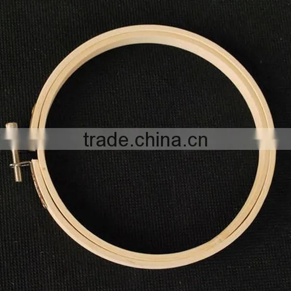 New products high quantity custom round bamboo embroidery hoop for clothes accessories wholesale made in china