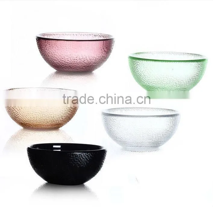 Round color Glass bowl