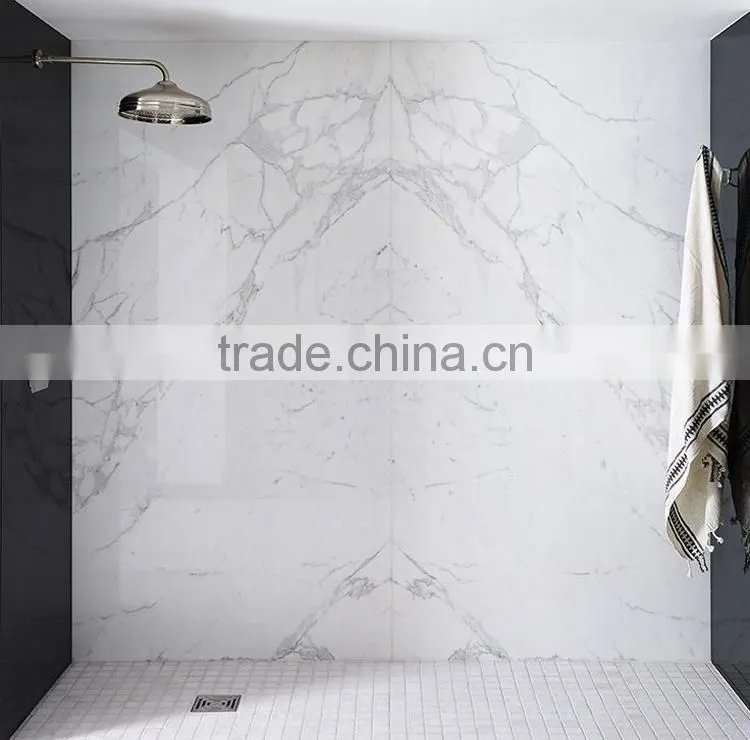 Best quality tumbled natural stone white marble tile stone