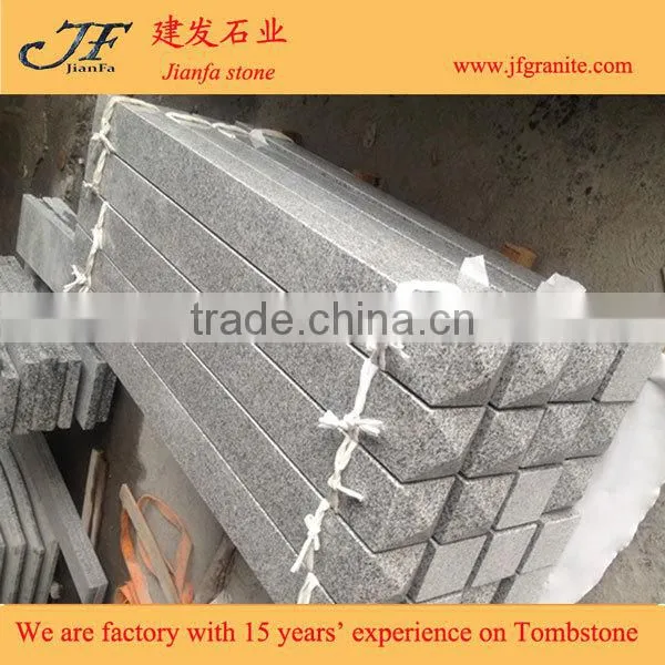 China Upright G623 Granite Monument And Headstone