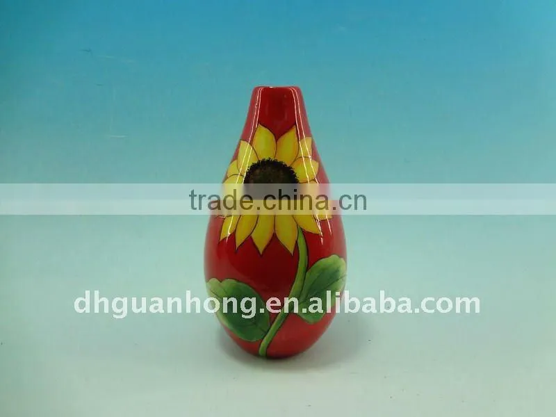 Ceramic Sunflower Vase