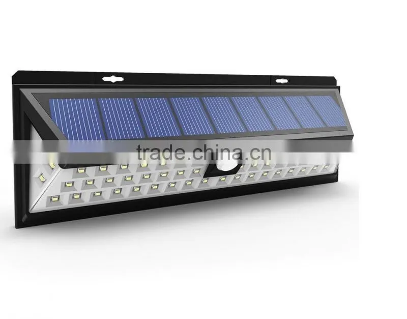 Bright 54LED Solar Power Led Wireless Security Waterproof solar street light for Diveway Patio Garden Path