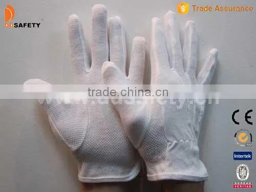 DDSAFETY 2017 High Quality 100% Bleach Cotton Interlock Working Glove