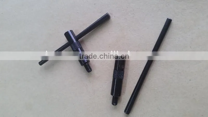 Brass Black Coated Obstruction Remover with T-Handle Bar set