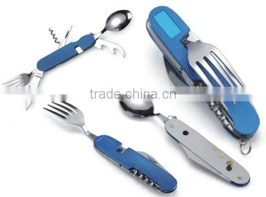 Detachable picnic knife, aluminium handle