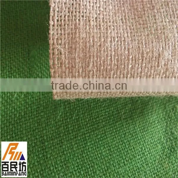 100% jute fabric burlap nature color