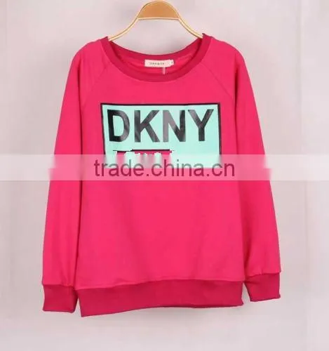 6 Colors Fluorescence Letter Print Hoodies Women Loose Sweatshirts Tracksuits
