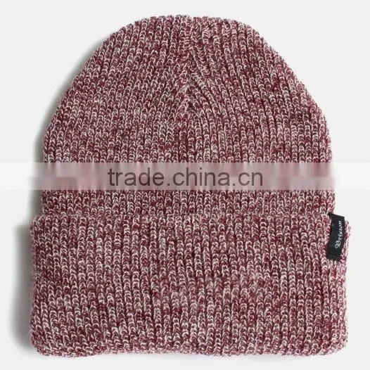 Cheap Plain Hand Made Knitted Custom Wool Beanies