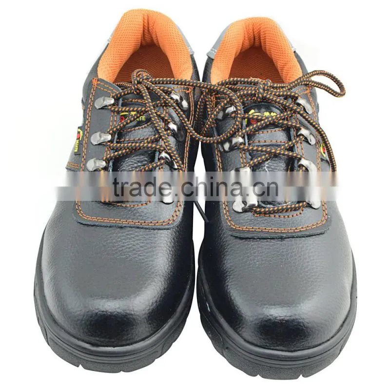 Shining sports style high quanlity leather industrial safety shoes