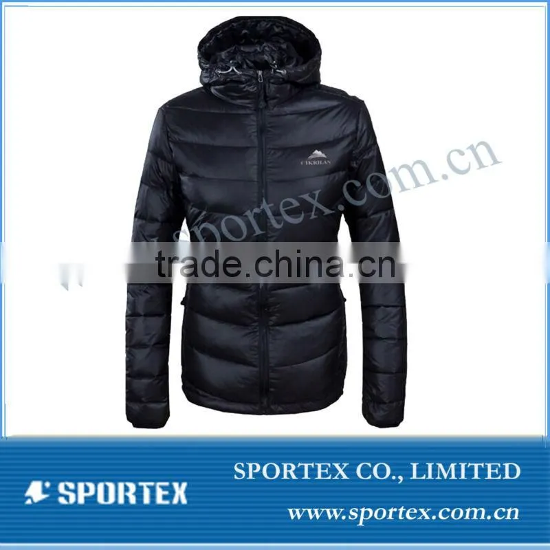 Women's Down Jacket yellow Super lightweight Outdoor JkT warm hooded