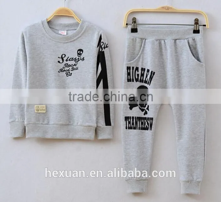 Lovely Kids Autumn Clothing Set Fashion Children Cotton 2 Pcs Clothes Set Long Sleeve Solid Top And Stripes Pant Set