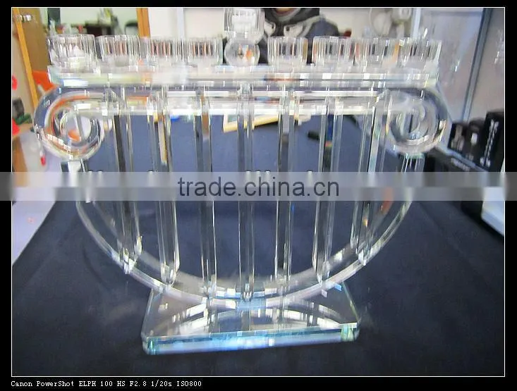 New design Crystal candle holder for home decoration
