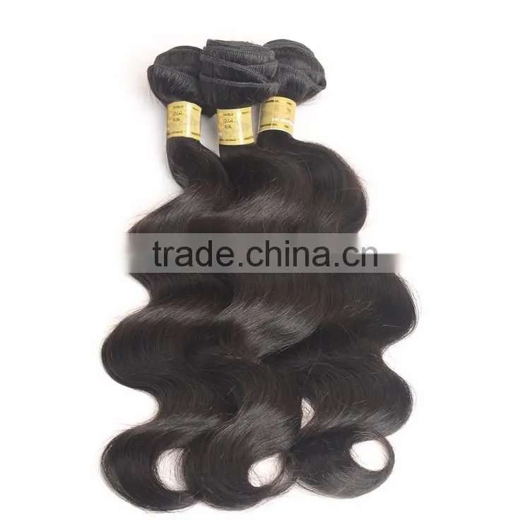 Large Stock Natural Color Body Wave Wholesale Virgin Temple Raw Indian Hair