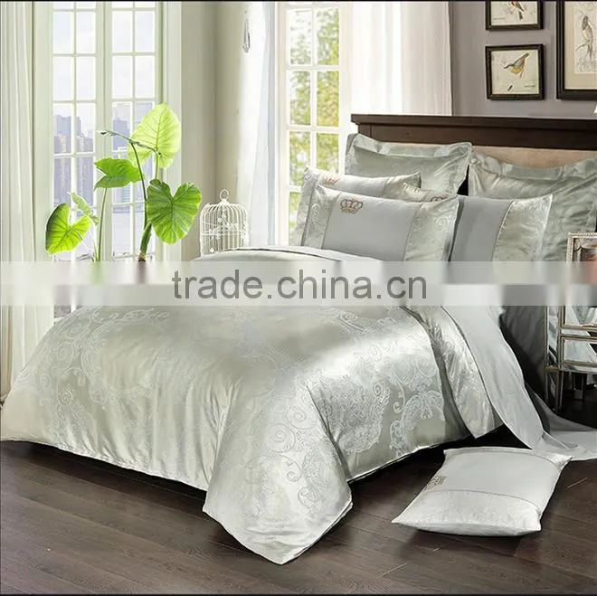 alibaba china's AB design jacquared cotton bedding set