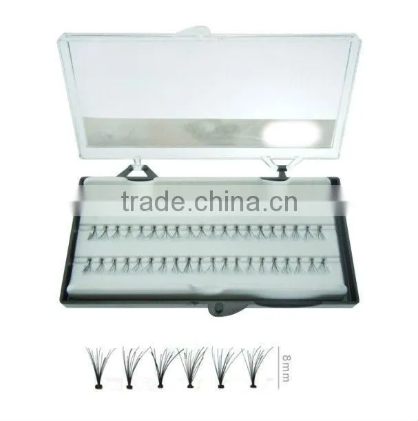8 mm Cheap Factory Individual False Eyelashes (Eyelash Extension n Professional Glue)