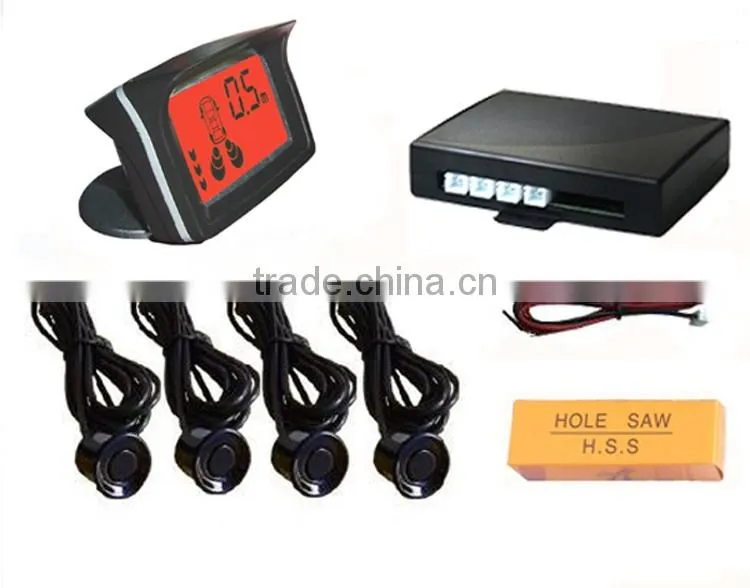 Three Colours LCD Display Voice Parking Sensor System