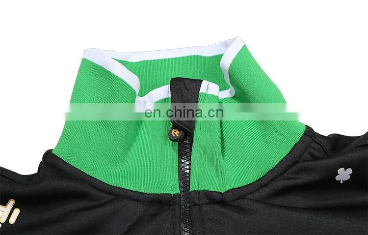 Lateset design black and green custom track suit