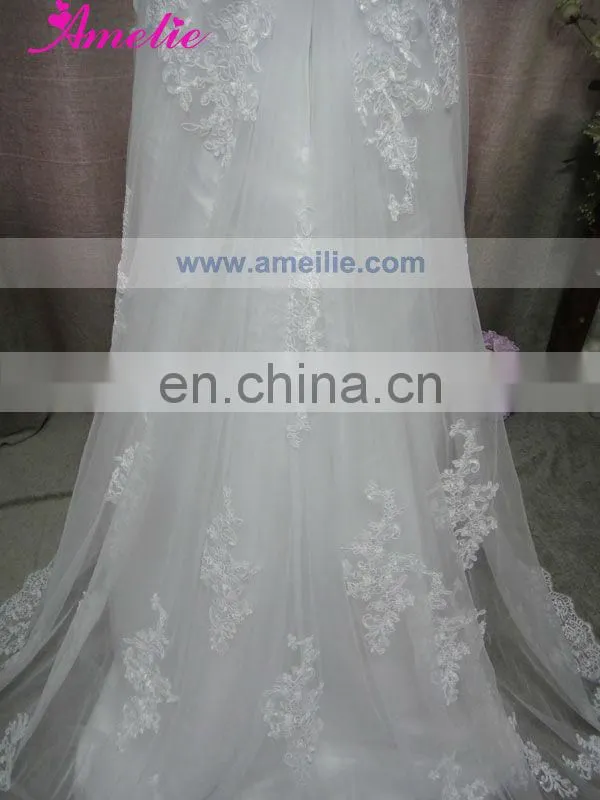 AC1033 Real Picture A line Lace Overlay Wedding Dresses China