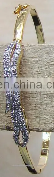 CZ bracelet jewelry manufacturer, cubic zirconia bracelets jewellery exporter