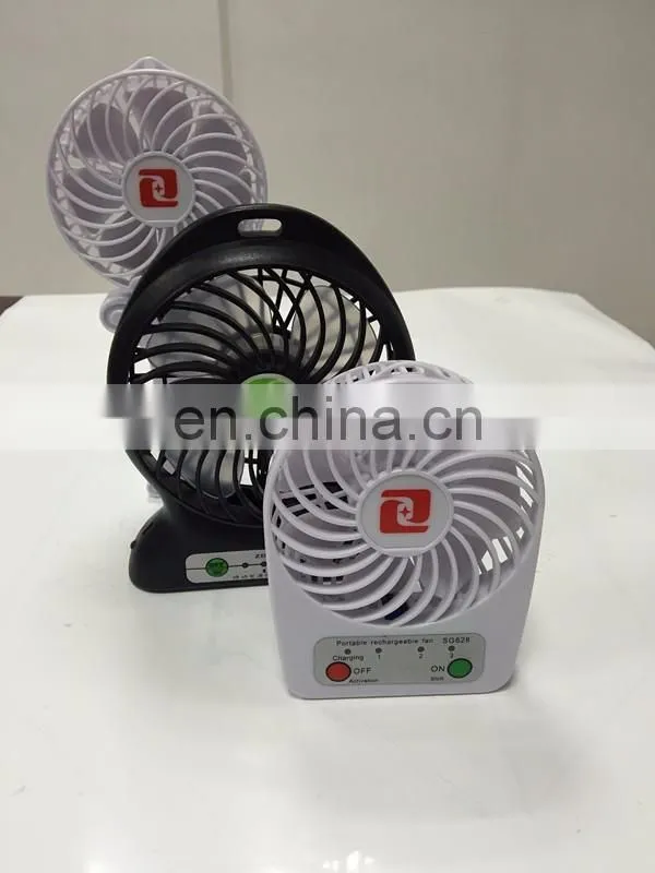 Mini USB Table Desk Personal Fan , Usha Rechargeable Fan