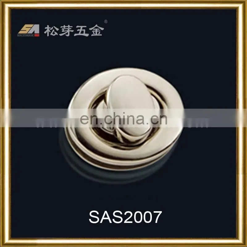 Zinc Alloy Turn Lock Button, Custom Turning Button Lock, Plated Turn Button Lock