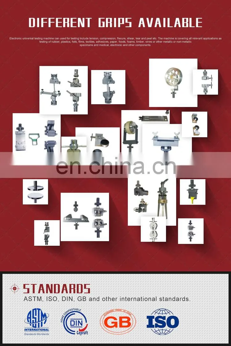 200N-5000N 5kn Universal Testing Machine Plastic Polymers Materials Tensile Testing Machine