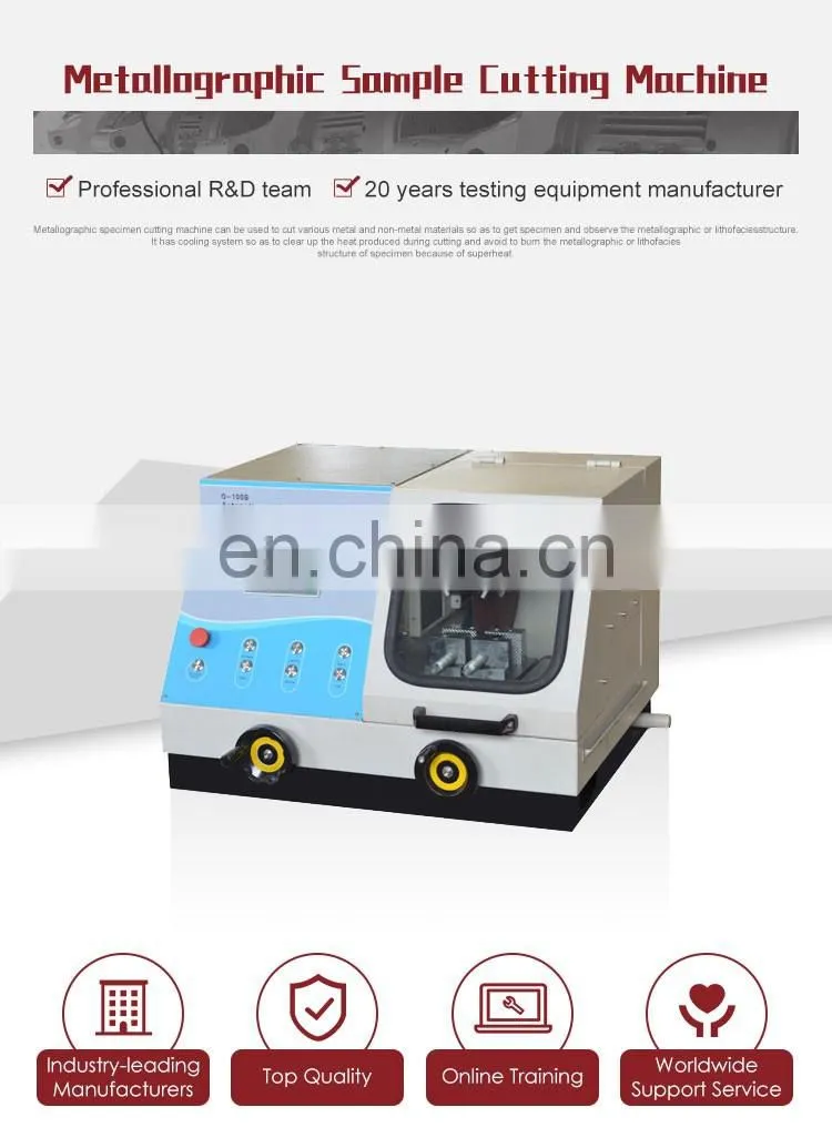 GTQ-5000B High Precision Metallographic Specimen Cutting Machine